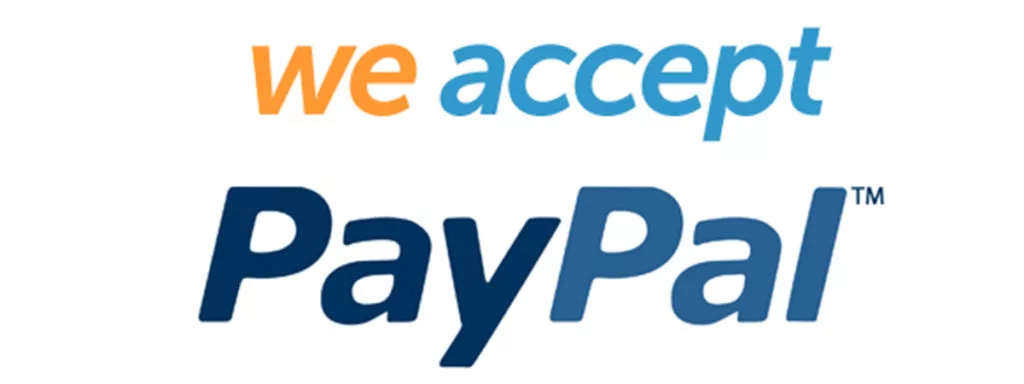 we accept paypal